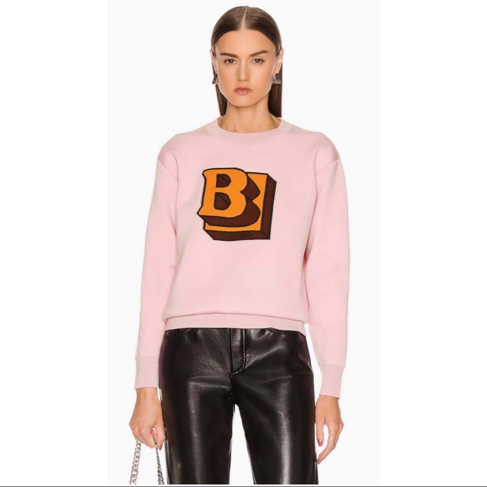 Burberry GRAPHIC WOOL-BLEND SWEATER